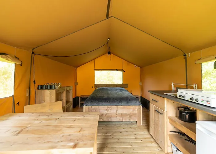 Safari Tent 1 Op Wellness En Stoltenborg خيمة فخمة *